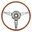 ACP - 3-Spoke Deluxe Woodgrain Assembly
