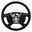 ACDelco 22947783 - 4-Spoke Standard Ebony Leather with Ebony Trim Plate