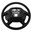 ACDelco 22947783 - 4-Spoke Standard Ebony Leather with Ebony Trim Plate