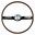 ACP FM-ES008F - 2-Spoke Deluxe Woodgrain Black