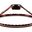 ACP FM-ES008FR - 2-Spoke Deluxe Woodgrain Red