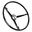 ACP FM-ES008C - 3-Spoke Black
