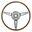 ACP FM-ES008BK - 3-Spoke Deluxe Woodgrain Assembly