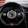 APR MS100202 - 3-Spoke Black Carbon Fiber/Leather Steering Wheel with Paddles and Silver Stitching