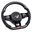 APR MS100206 - 3-Spoke Black Carbon Fiber/Leather with Silver Stitching