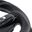 APR MS100206 - 3-Spoke Black Carbon Fiber/Leather with Silver Stitching
