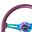 NRG Innovations ST-015MC-PP - 3-Spoke Classic Purple Pearl Wood Grain Steering Wheel with Neo Chrome Spokes