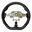 Cipher Auto ESR-MZNCBAA2BR-M - 3-Spoke Enhanced Genuine Leather Steering Wheels with Real Carbon Fiber and Red Stitching