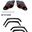 B900 Rocket Edition Dry Carbonfiber Body Kit For Benz G-class W463A Bumper Hood Diffuser Spoiler