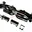 Catback exhaust system for PORSCHE 911 992 CARRERA CARRERA S BLACK COATING