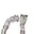 EXHAUST DOWNPIPE for MCLAREN 650S 3.8T 2014 - 2017 570S 3.8T 2015 - 2021 540C 3.8T 2016 - 2021