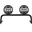 Rally Innovations - Front Rally Light Bar Mount Kit with LED Lights for Subaru Outback (2020-2022)