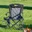 King Hard Arm Camp Chair with Lumbar Support