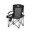 King Hard Arm Camp Chair with Lumbar Support